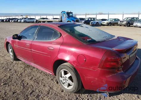 2004 Pontiac Grand Prix Gt2 z USA, uszkodzony, nr VIN 2G2WS522X41138353